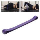 Maxbell Resistance Bands Workout Bands Fitness Exercise Non Slip Yoga Gym 61cmx1.9cmx0.45cm Purple