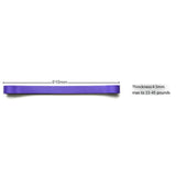 Maxbell Resistance Bands Workout Bands Fitness Exercise Non Slip Yoga Gym 61cmx1.9cmx0.45cm Purple
