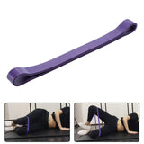 Maxbell Resistance Bands Workout Bands Fitness Exercise Non Slip Yoga Gym 61cmx1.9cmx0.45cm Purple