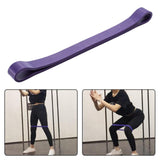 Maxbell Resistance Bands Workout Bands Fitness Exercise Non Slip Yoga Gym 61cmx1.9cmx0.45cm Purple