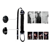 Maxbell Premium Chin up Assist Bands Training Powerlifting Body Stretching Black 105lb
