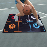 Maxbell Basketball Footstep Training Mat Sports Training Equipment for Basketball 104.3 x 76.3 x 0.3cm