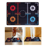 Maxbell Basketball Footstep Training Mat Sports Training Equipment for Basketball 119.3 x 85.6 x 0.3cm