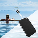 Maxbell Floating Keychain Pendant Buoyant Key Chain for Outdoor Water Sports Sailing Black