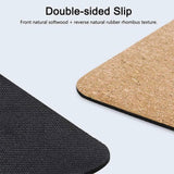 Maxbell Premium Cork Yoga Mat 72" x 26" Thick Long for Gym Tall People