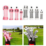 Maxbell Golf Wood Head Cover with Interchangeable No. Tag Fairway Club Headcover Pink