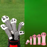 Maxbell Golf Wood Head Cover with Interchangeable No. Tag Fairway Club Headcover Pink