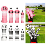 Maxbell Golf Wood Head Cover with Interchangeable No. Tag Fairway Club Headcover Pink