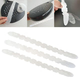 Maxbell 3 Pieces Tennis Paddle Head Tape Clear Racquet Guard Tape Sticker