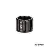 Maxbell MTB Bike thru Axle Nuts Skewer Bolt Hub Shaft Lever Screw Nuts M12 1.0