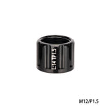 Maxbell MTB Bike thru Axle Nuts Skewer Bolt Hub Shaft Lever Screw Nuts M12 1.5
