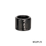 Maxbell MTB Bike thru Axle Nuts Skewer Bolt Hub Shaft Lever Screw Nuts M12 1.75