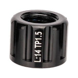 Maxbell MTB Bike thru Axle Nuts Skewer Bolt Hub Shaft Lever Screw Nuts M15 1.5