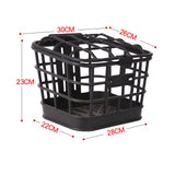 Maxbell Front Basket with Lid Hanging Black Cycling Baskets for Bike Traveling Sport