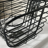 Maxbell Iron Bicycle Storage Basket for Scooter Cycling Large Capacity Accessory