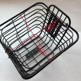 Maxbell Iron Bicycle Storage Basket for Scooter Cycling Large Capacity Accessory