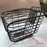 Maxbell Iron Bicycle Storage Basket for Scooter Cycling Large Capacity Accessory
