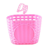 Maxbell Portable Children Bike Storage Basket Removable Adjustable for Mountain Bike PInk