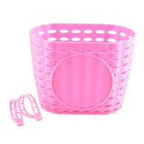 Maxbell Portable Children Bike Storage Basket Removable Adjustable for Mountain Bike PInk