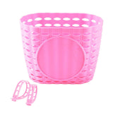 Maxbell Portable Children Bike Storage Basket Removable Adjustable for Mountain Bike PInk