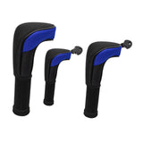 Maxbell 3Pcs Mesh Golf covers with Number Tag for Fairway Woods Driver Case Blue