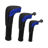 Maxbell 3Pcs Mesh Golf covers with Number Tag for Fairway Woods Driver Case Blue