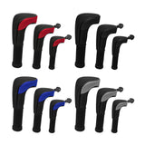 Maxbell 3Pcs Mesh Golf covers with Number Tag for Fairway Woods Driver Case Blue