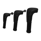 Maxbell 3Pcs Mesh Golf covers with Number Tag for Fairway Woods Driver Case Black