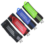 Maxbell 2Pcs Bicycle Ankle Leg Strap Outdoors Remove and Install Easily Bandage Black