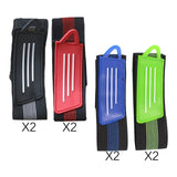 Maxbell 2Pcs Bicycle Ankle Leg Strap Outdoors Remove and Install Easily Bandage Black