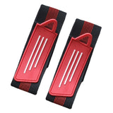 Maxbell 2Pcs Bicycle Ankle Leg Strap Outdoors Remove and Install Easily Bandage Red