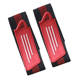 Maxbell 2Pcs Bicycle Ankle Leg Strap Outdoors Remove and Install Easily Bandage Red