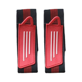 Maxbell 2Pcs Bicycle Ankle Leg Strap Outdoors Remove and Install Easily Bandage Red