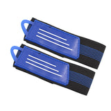 Maxbell 2Pcs Bicycle Ankle Leg Strap Outdoors Remove and Install Easily Bandage Blue