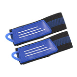 Maxbell 2Pcs Bicycle Ankle Leg Strap Outdoors Remove and Install Easily Bandage Blue