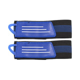 Maxbell 2Pcs Bicycle Ankle Leg Strap Outdoors Remove and Install Easily Bandage Blue