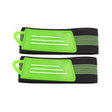 Maxbell 2Pcs Bicycle Ankle Leg Strap Outdoors Remove and Install Easily Bandage Green