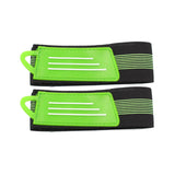 Maxbell 2Pcs Bicycle Ankle Leg Strap Outdoors Remove and Install Easily Bandage Green