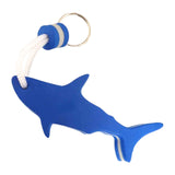 Maxbell Floating Keyring Keychain Shark Shaped Buoyant Key Chain for Outdoor Sports Blue
