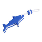 Maxbell Floating Keyring Keychain Shark Shaped Buoyant Key Chain for Outdoor Sports Blue