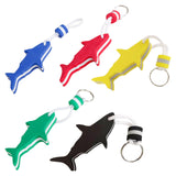 Maxbell Floating Keyring Keychain Shark Shaped Buoyant Key Chain for Outdoor Sports Blue