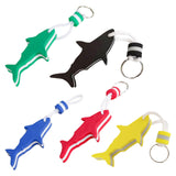 Maxbell Floating Keyring Keychain Shark Shaped Buoyant Key Chain for Outdoor Sports Blue