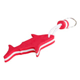 Maxbell Floating Keyring Keychain Shark Shaped Buoyant Key Chain for Outdoor Sports Red