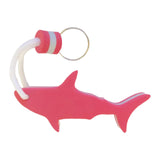 Maxbell Floating Keyring Keychain Shark Shaped Buoyant Key Chain for Outdoor Sports Red