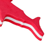 Maxbell Floating Keyring Keychain Shark Shaped Buoyant Key Chain for Outdoor Sports Red
