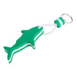 Maxbell Floating Keyring Keychain Shark Shaped Buoyant Key Chain for Outdoor Sports Green