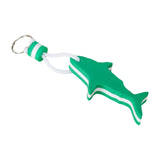 Maxbell Floating Keyring Keychain Shark Shaped Buoyant Key Chain for Outdoor Sports Green