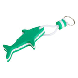 Maxbell Floating Keyring Keychain Shark Shaped Buoyant Key Chain for Outdoor Sports Green