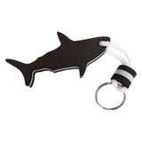 Maxbell Floating Keyring Keychain Shark Shaped Buoyant Key Chain for Outdoor Sports Black