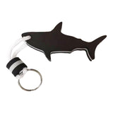 Maxbell Floating Keyring Keychain Shark Shaped Buoyant Key Chain for Outdoor Sports Black